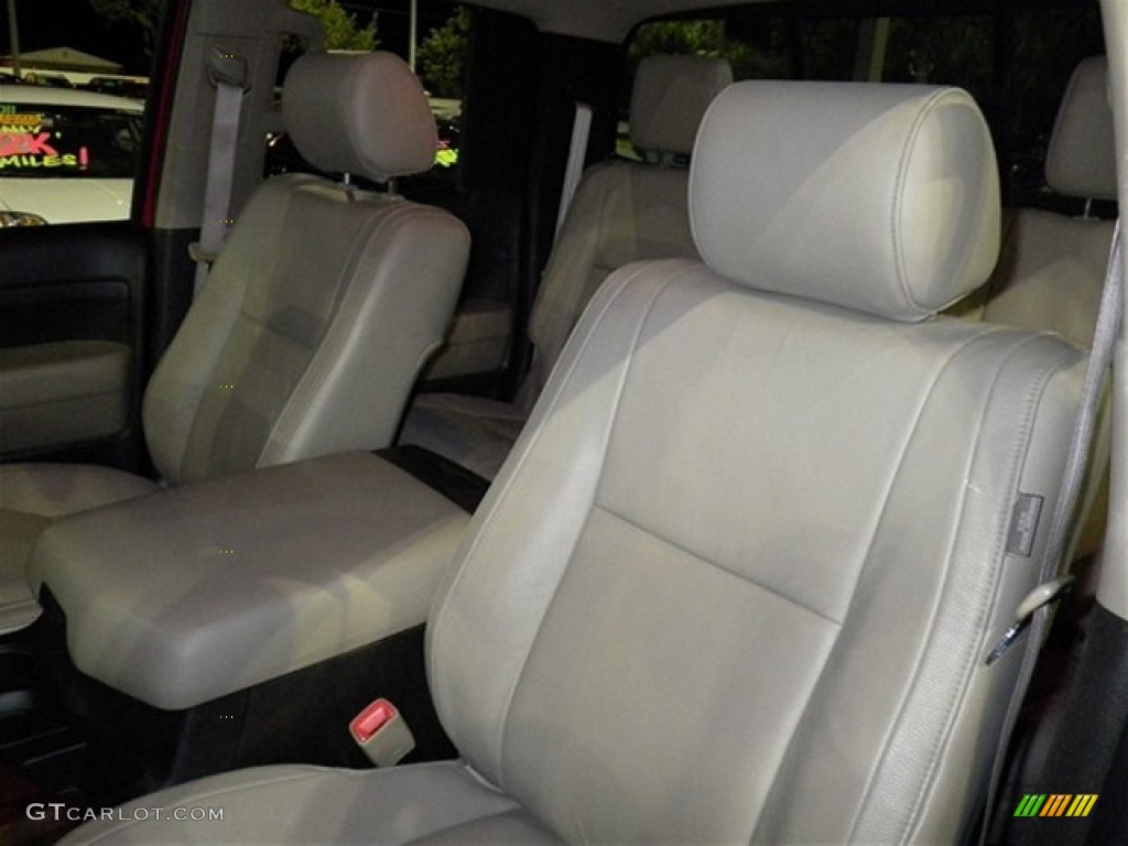 2007 Tundra Limited Double Cab - Radiant Red / Beige photo #32