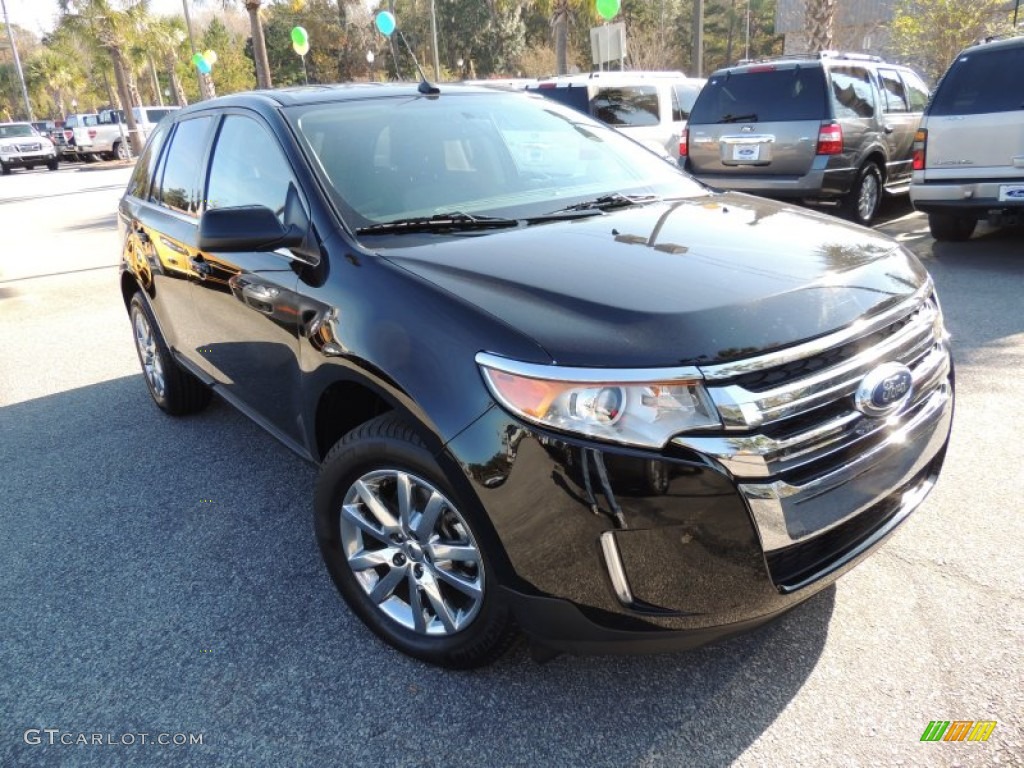 2012 Edge Limited - Black / Charcoal Black photo #1