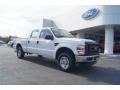 Oxford White 2008 Ford F250 Super Duty XL Crew Cab 4x4 Exterior