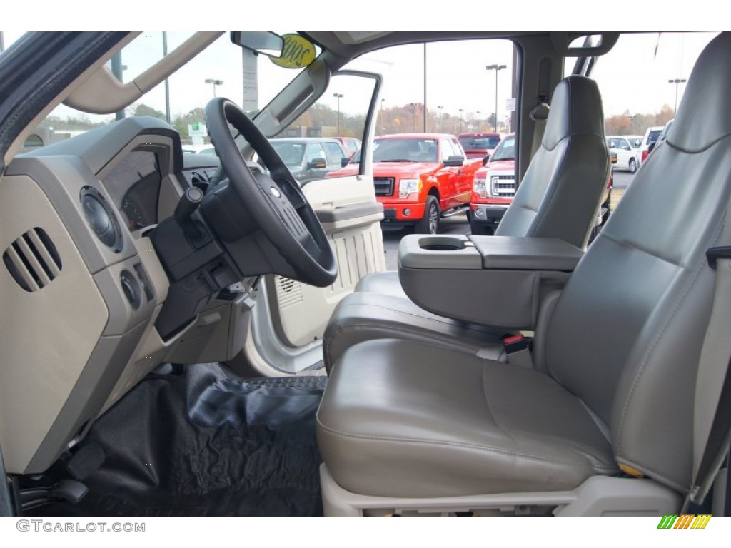 Camel Interior 2008 Ford F250 Super Duty XL Crew Cab 4x4 Photo #73903461