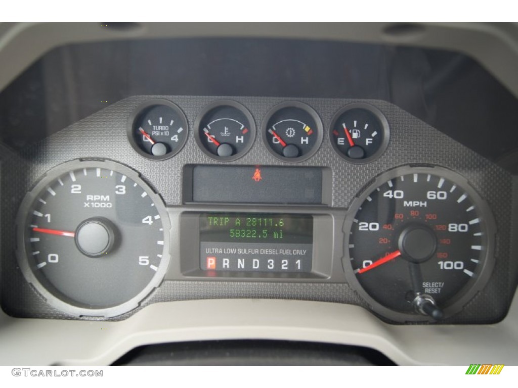 2008 Ford F250 Super Duty XL Crew Cab 4x4 Gauges Photo #73903722