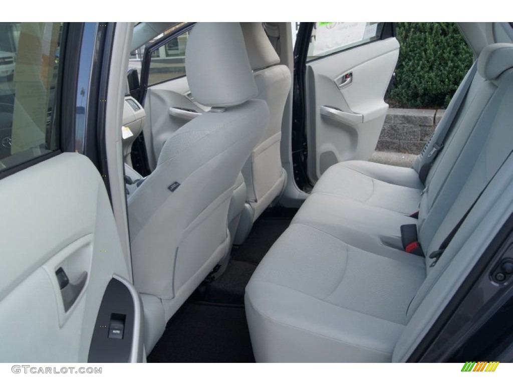 Misty Gray Interior 2013 Toyota Prius Two Hybrid Photo #73904462