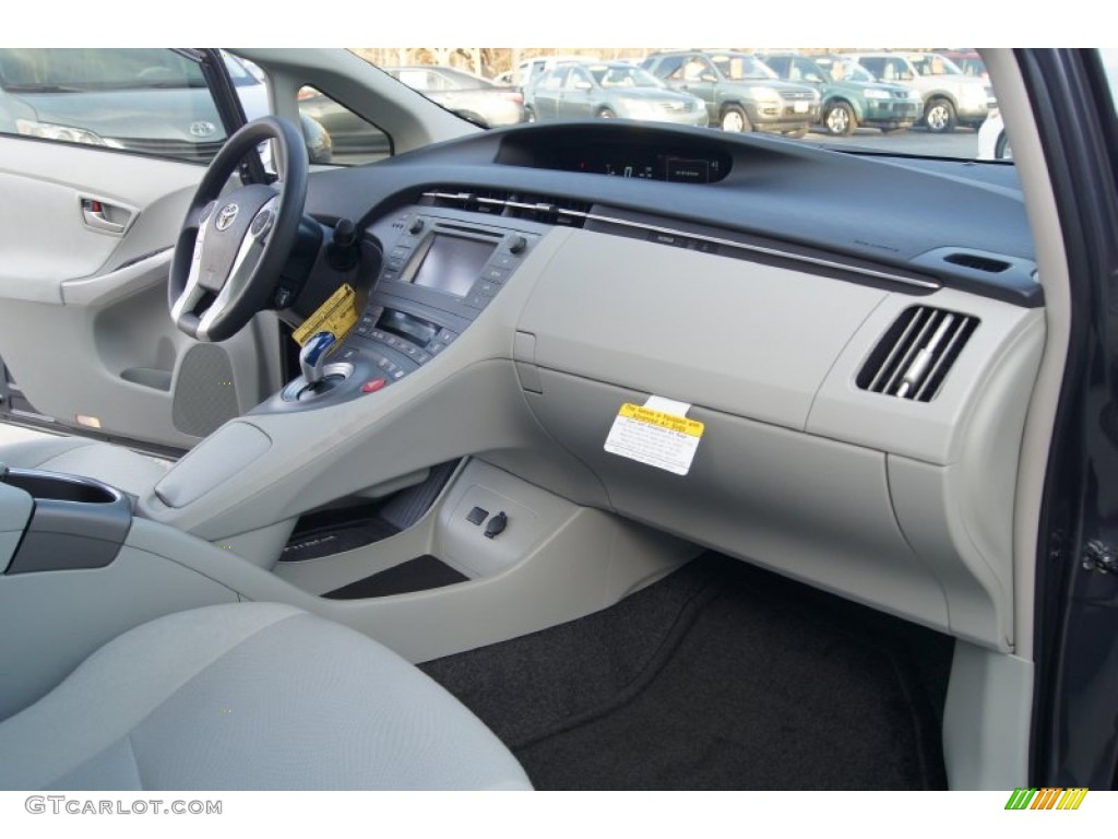 2013 Toyota Prius Two Hybrid Misty Gray Dashboard Photo #73904516