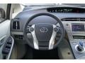 Misty Gray 2013 Toyota Prius Two Hybrid Steering Wheel