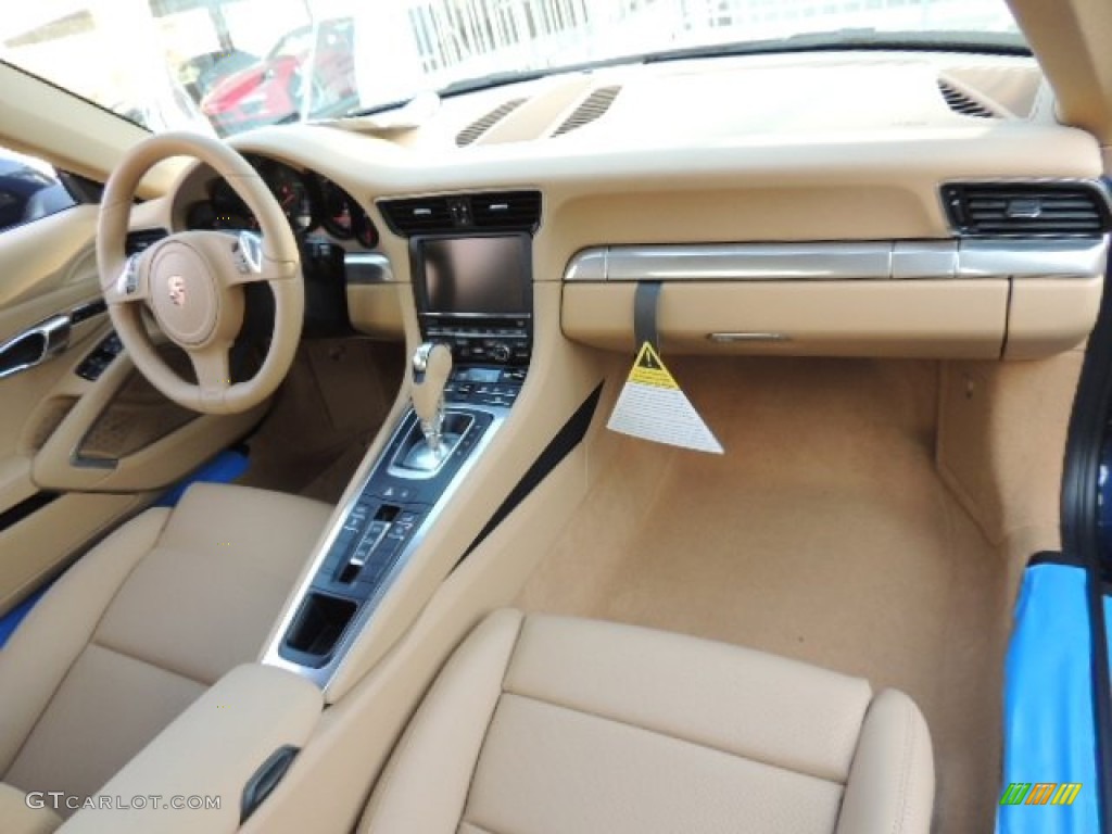 2013 Porsche 911 Carrera Coupe Luxor Beige Dashboard Photo #73904687