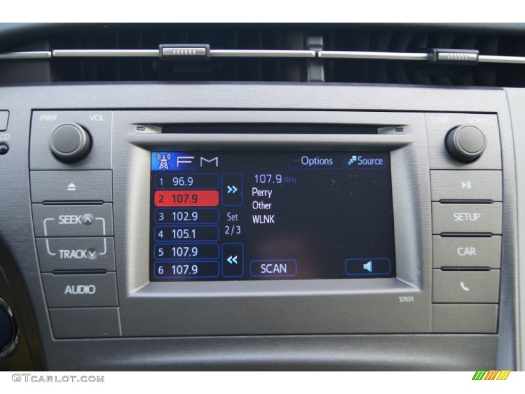 2013 Toyota Prius Two Hybrid Audio System Photo #73904702