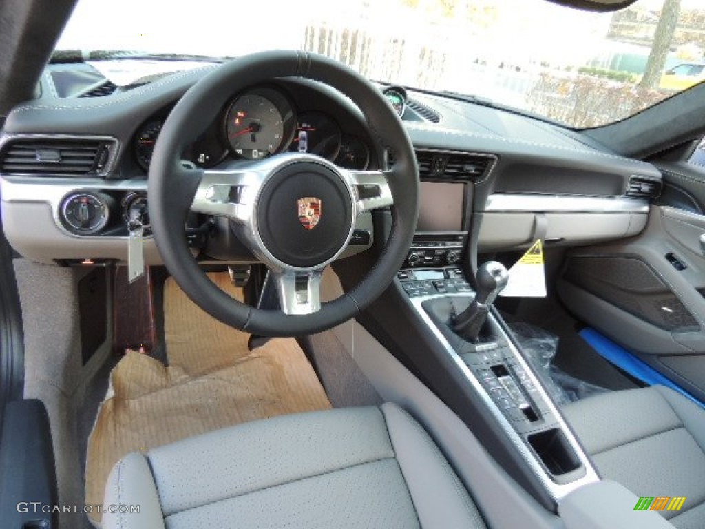 Agate Grey/Pebble Grey Interior 2013 Porsche 911 Carrera S Coupe Photo #73905170