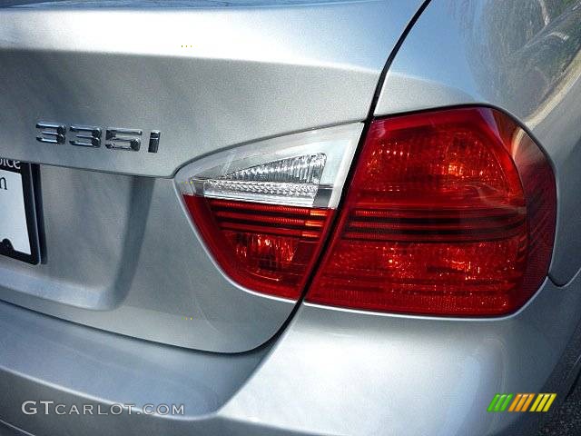 2007 3 Series 335i Sedan - Titanium Silver Metallic / Grey photo #18