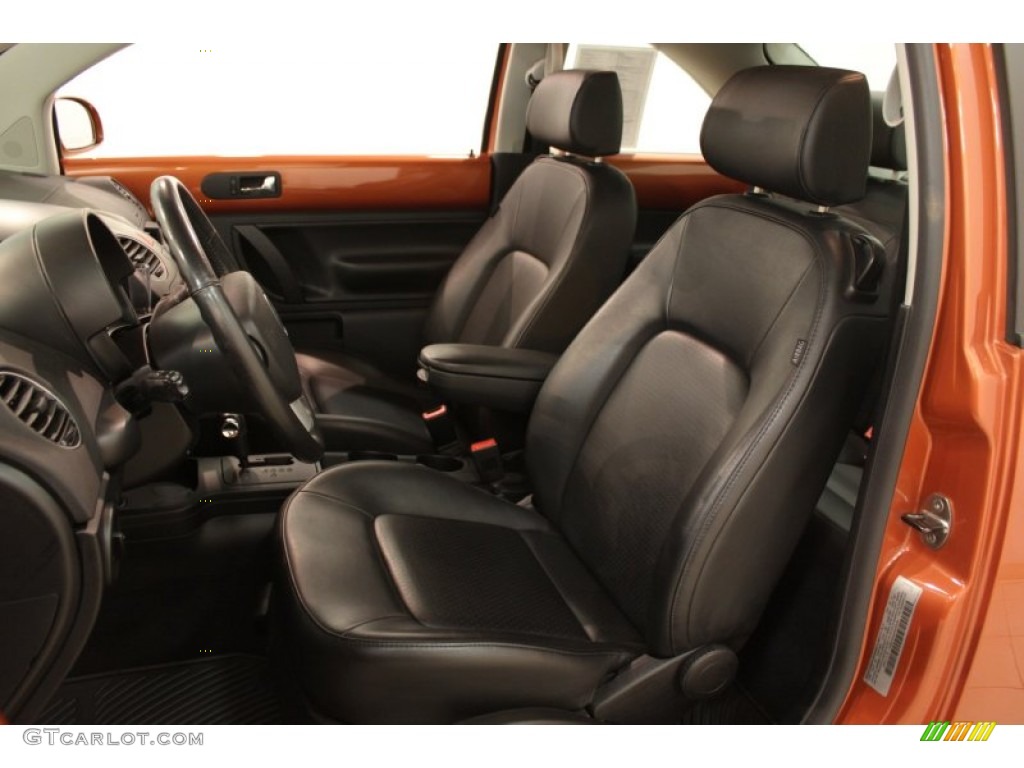 Black Interior 2010 Volkswagen New Beetle Red Rock Edition Coupe Photo #73906527