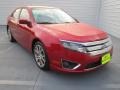 2010 Red Candy Metallic Ford Fusion SE  photo #1