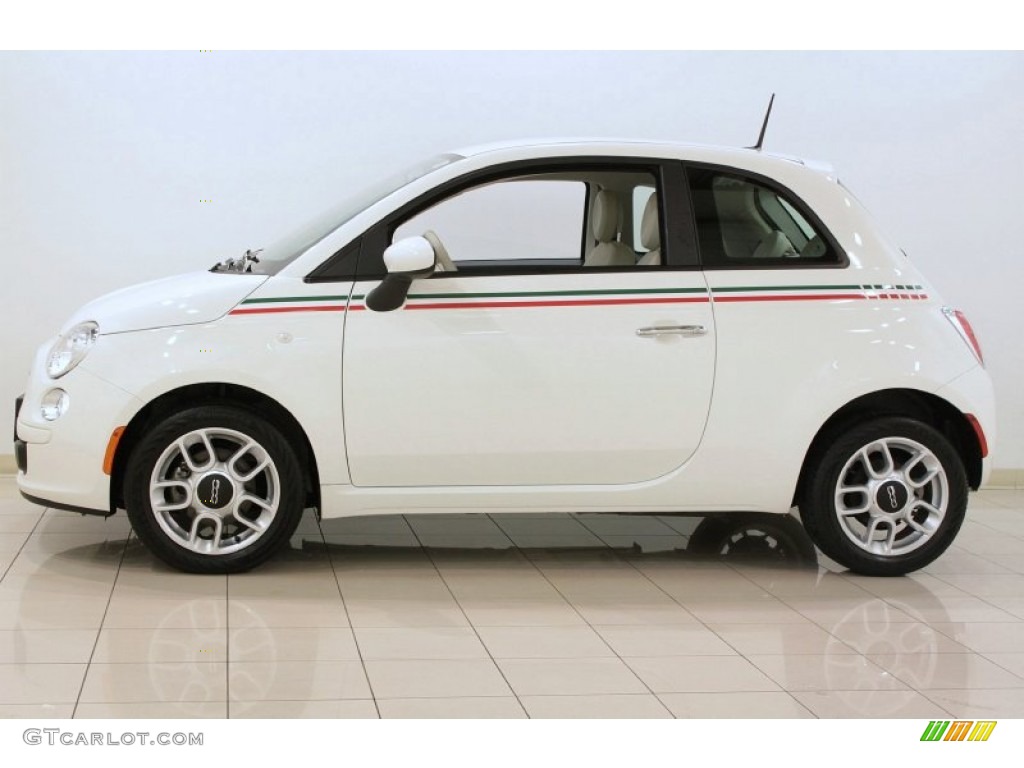 Bianco (White) 2012 Fiat 500 Pop Exterior Photo #73908185