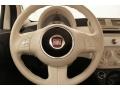 Tessuto Grigio/Avorio (Grey/Ivory) 2012 Fiat 500 Pop Steering Wheel