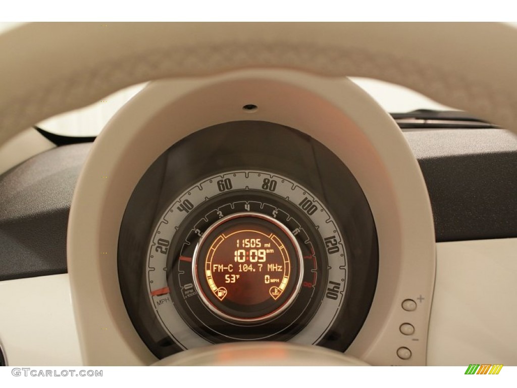 2012 Fiat 500 Pop Gauges Photo #73908215