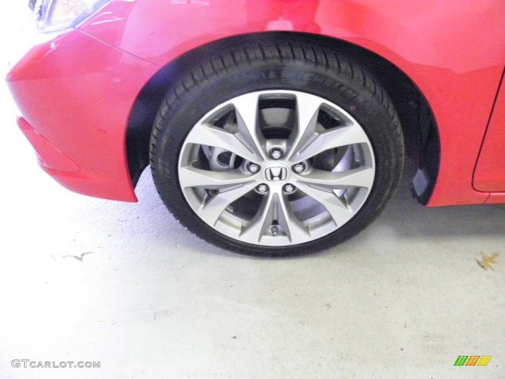 2012 Civic Si Sedan - Rallye Red / Black photo #4