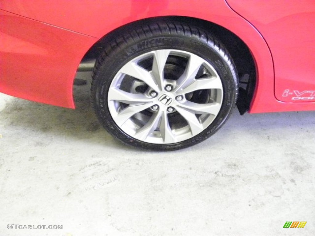 2012 Civic Si Sedan - Rallye Red / Black photo #7