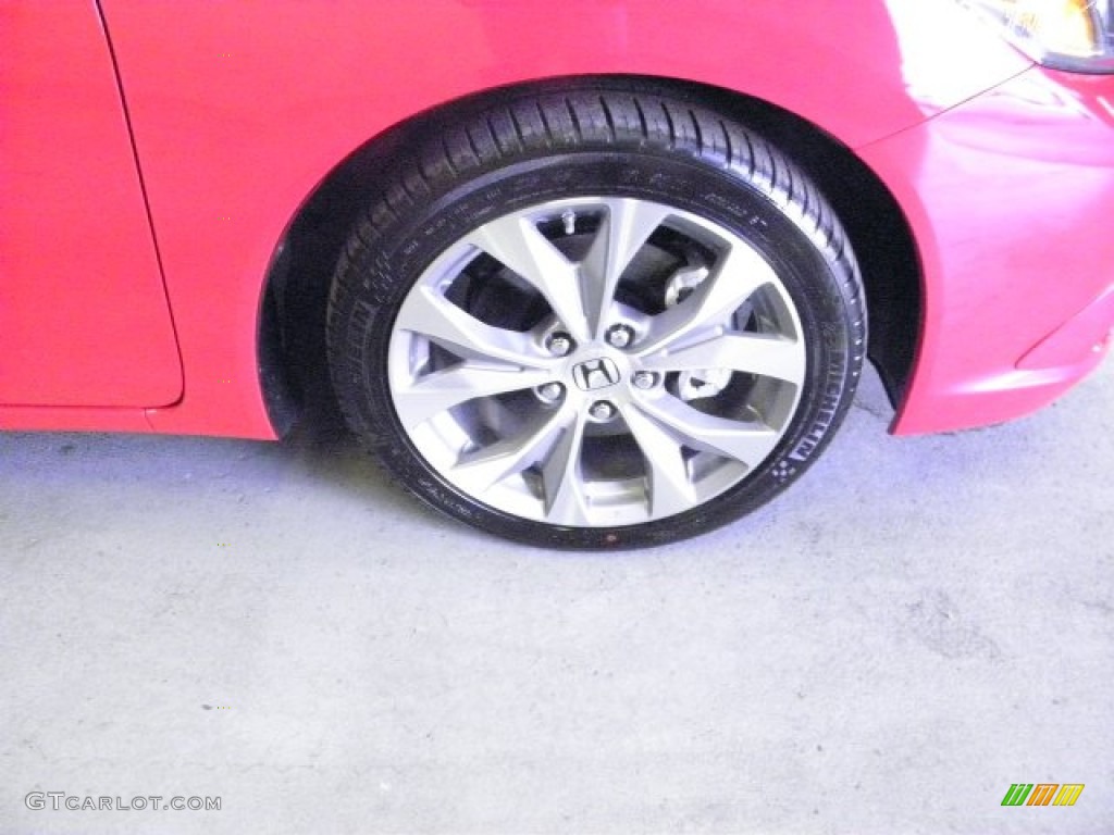 2012 Civic Si Sedan - Rallye Red / Black photo #8