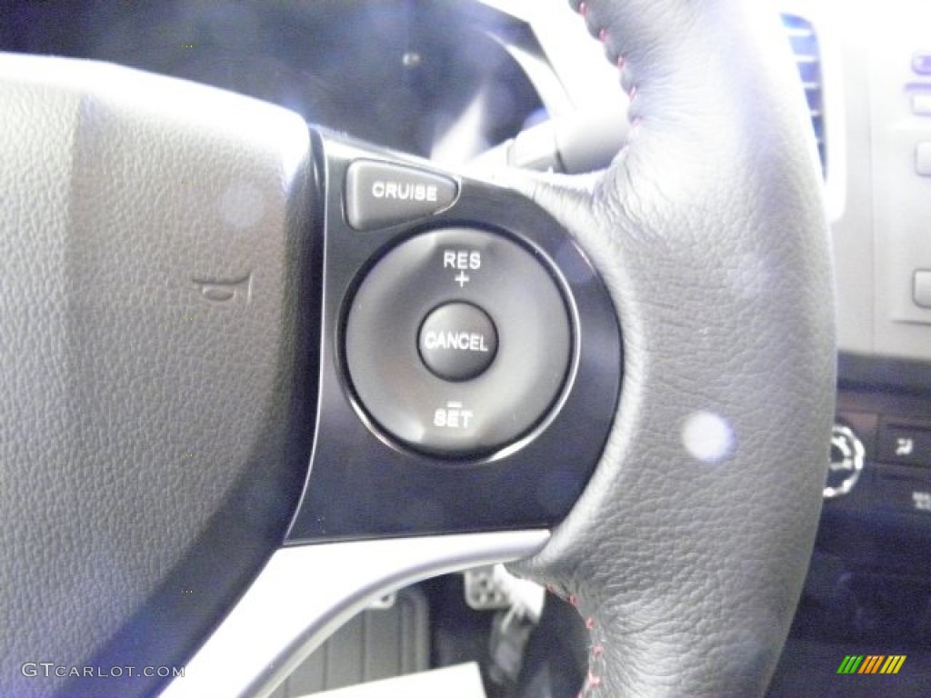 2012 Civic Si Sedan - Rallye Red / Black photo #12