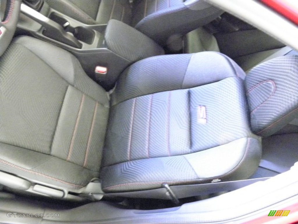 2012 Civic Si Sedan - Rallye Red / Black photo #14