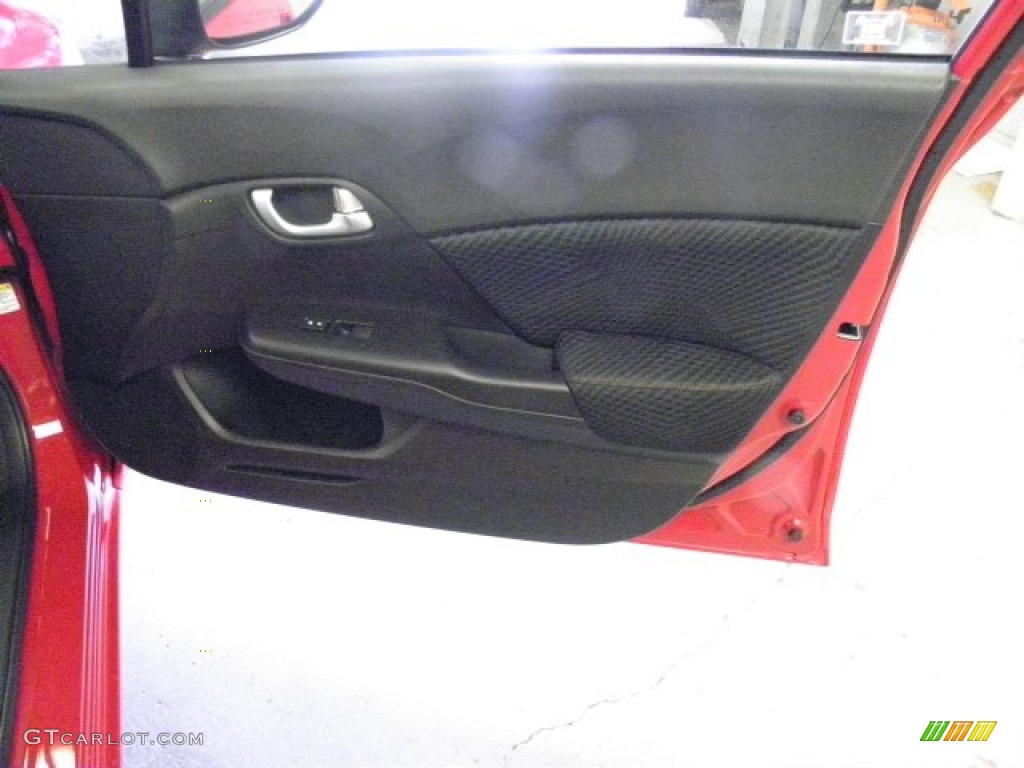 2012 Civic Si Sedan - Rallye Red / Black photo #20
