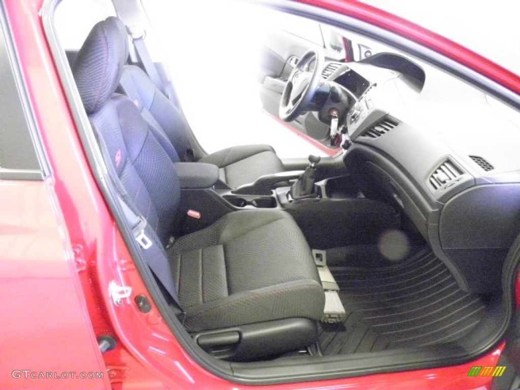 2012 Civic Si Sedan - Rallye Red / Black photo #22
