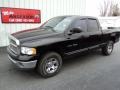 2002 Black Dodge Ram 1500 SLT Quad Cab 4x4  photo #1