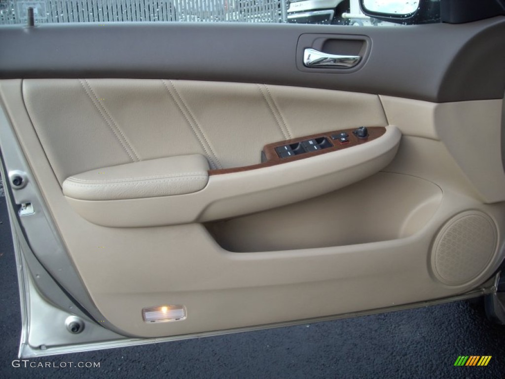 2006 Accord EX-L Sedan - Desert Mist Metallic / Ivory photo #20