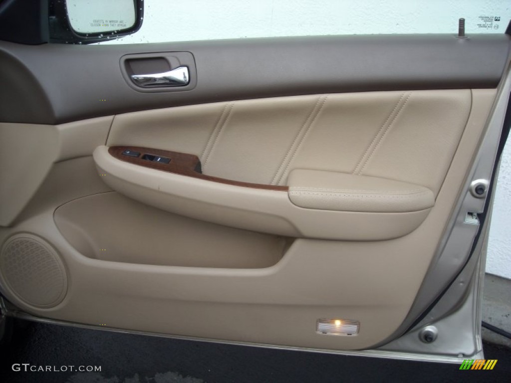 2006 Accord EX-L Sedan - Desert Mist Metallic / Ivory photo #27