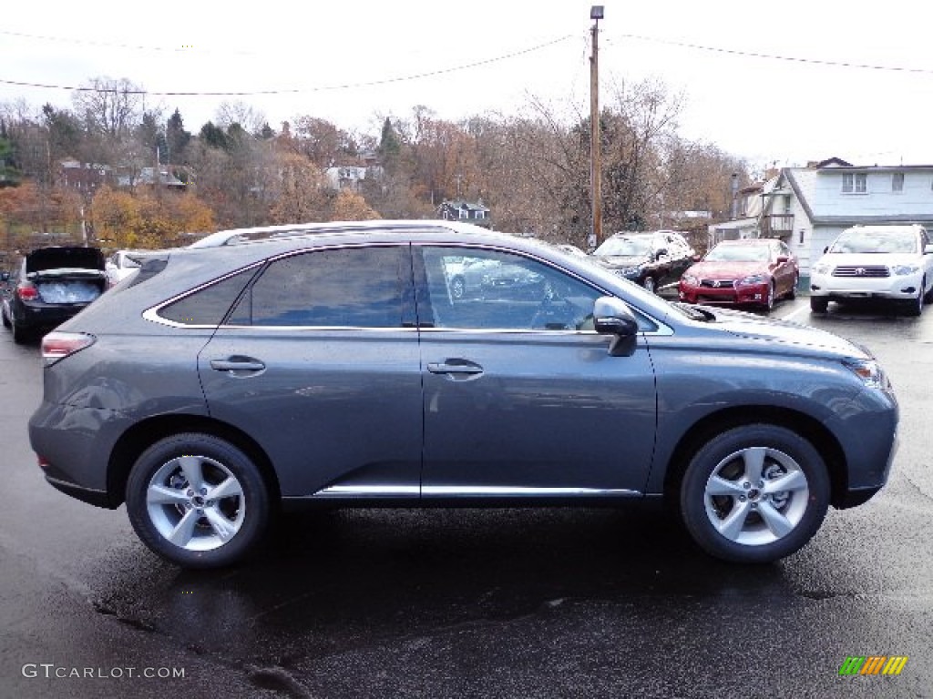 2013 RX 350 AWD - Nebula Gray Pearl / Black/Ebony Birds Eye Maple photo #5