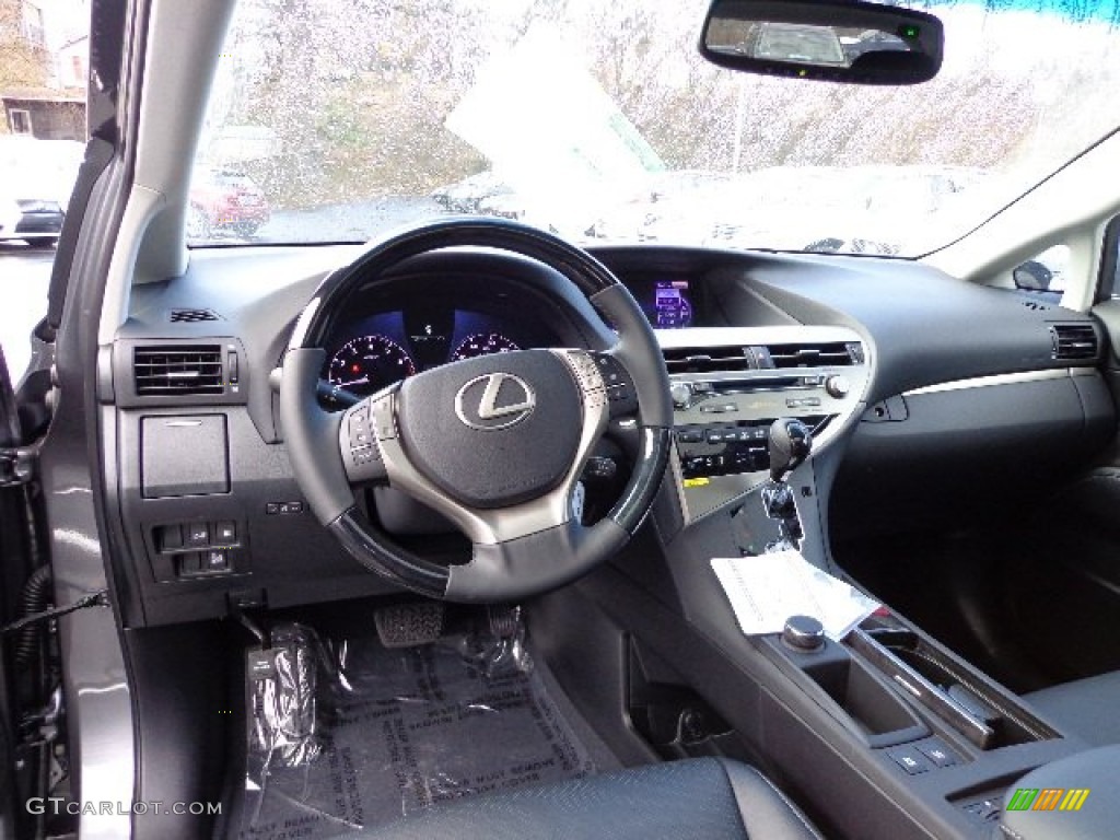 2013 RX 350 AWD - Nebula Gray Pearl / Black/Ebony Birds Eye Maple photo #12