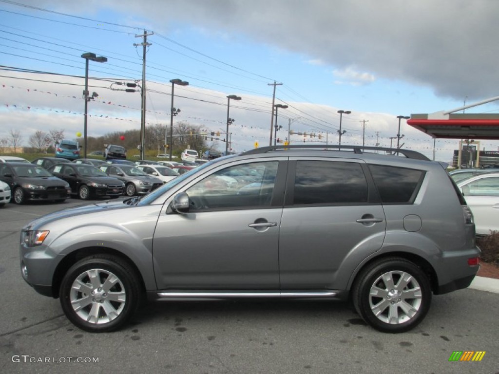 Mercury Gray Pearl 2013 Mitsubishi Outlander SE AWD Exterior Photo #73912568