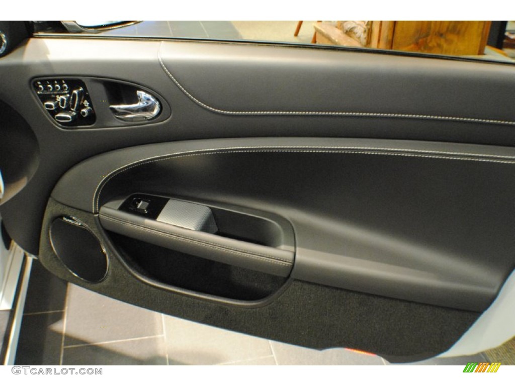 2012 Jaguar XK XKR Convertible Warm Charcoal/Warm Charcoal Door Panel Photo #73912903