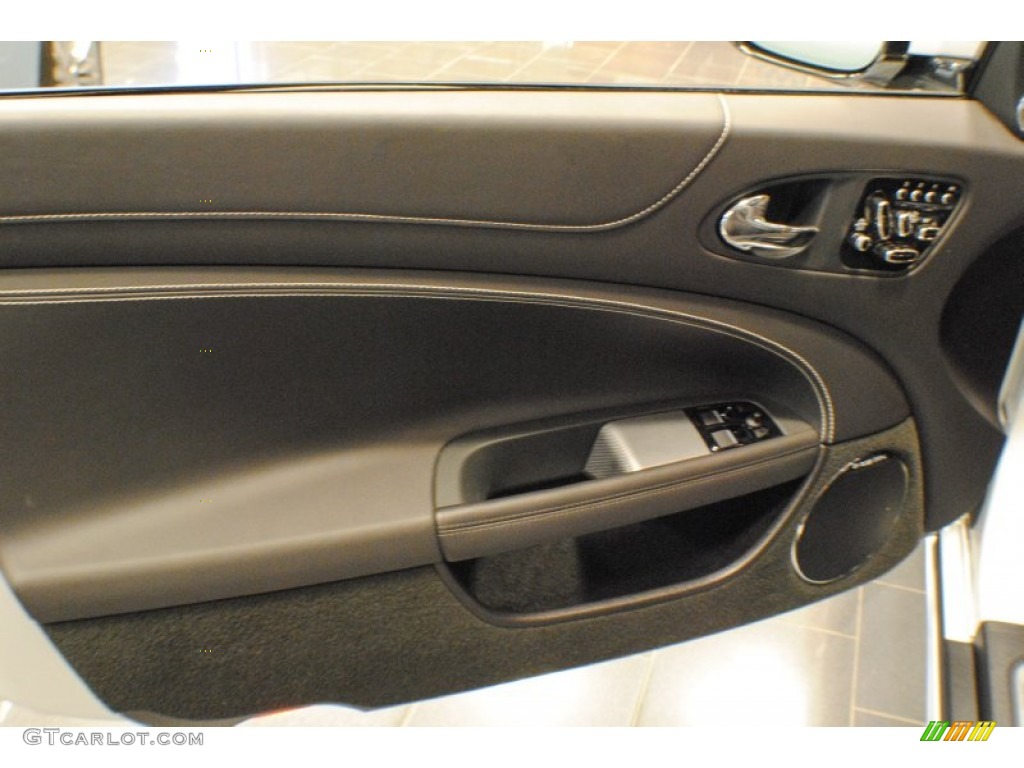 2012 Jaguar XK XKR Convertible Warm Charcoal/Warm Charcoal Door Panel Photo #73912943
