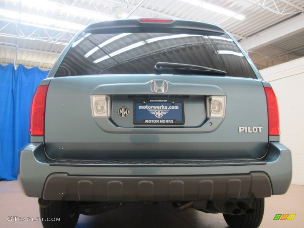 2005 Pilot EX-L 4WD - Steel Blue Metallic / Gray photo #8