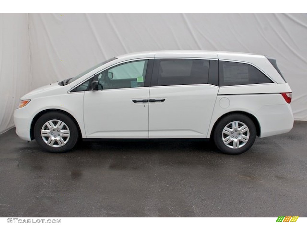 Taffeta White 2013 Honda Odyssey LX Exterior Photo #73913249