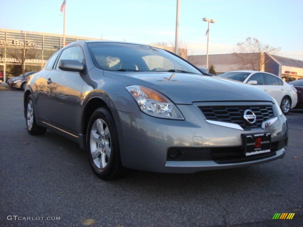 2009 Altima 2.5 S Coupe - Precision Gray Metallic / Charcoal photo #1