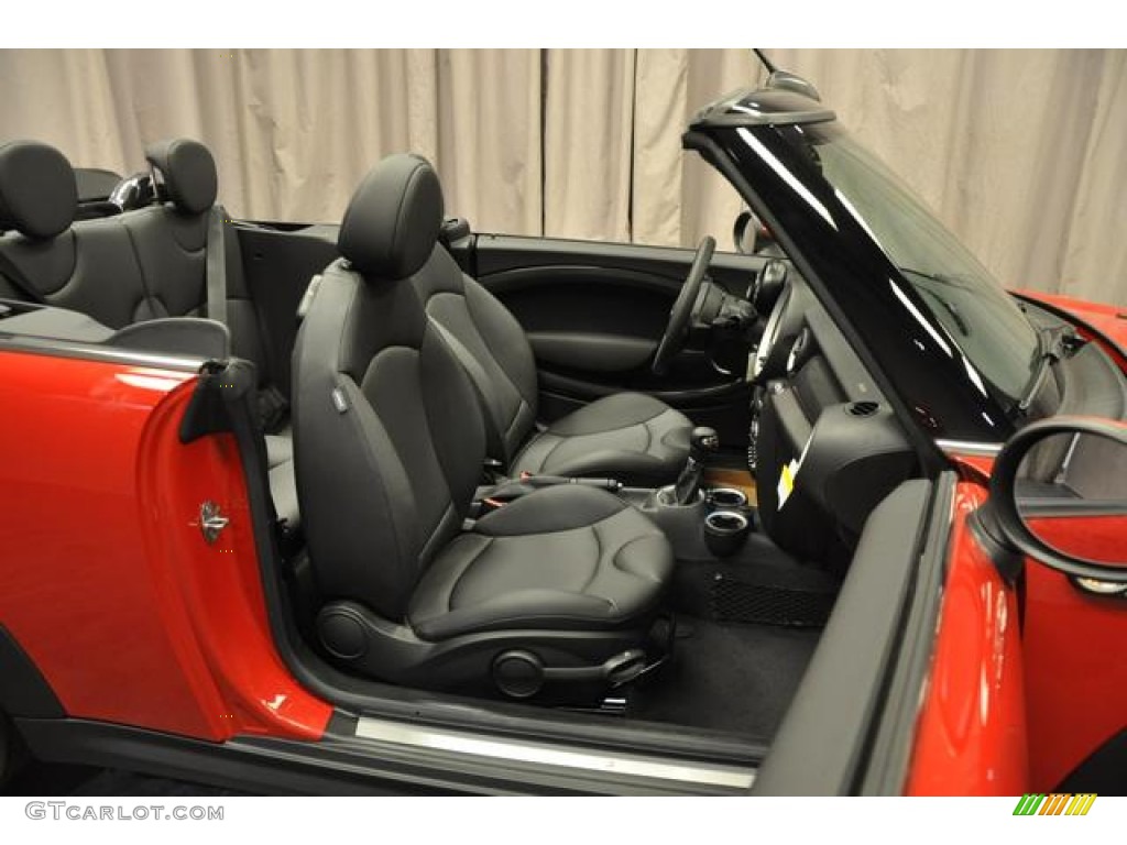 2013 Cooper S Convertible - Chili Red / Carbon Black photo #7