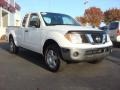 Avalanche White 2008 Nissan Frontier SE King Cab 4x4