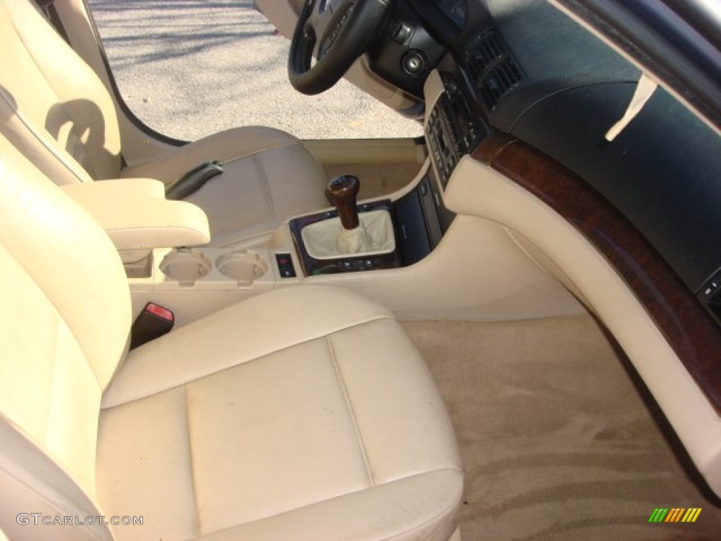 2003 3 Series 325i Sedan - Steel Blue Metallic / Sand photo #14