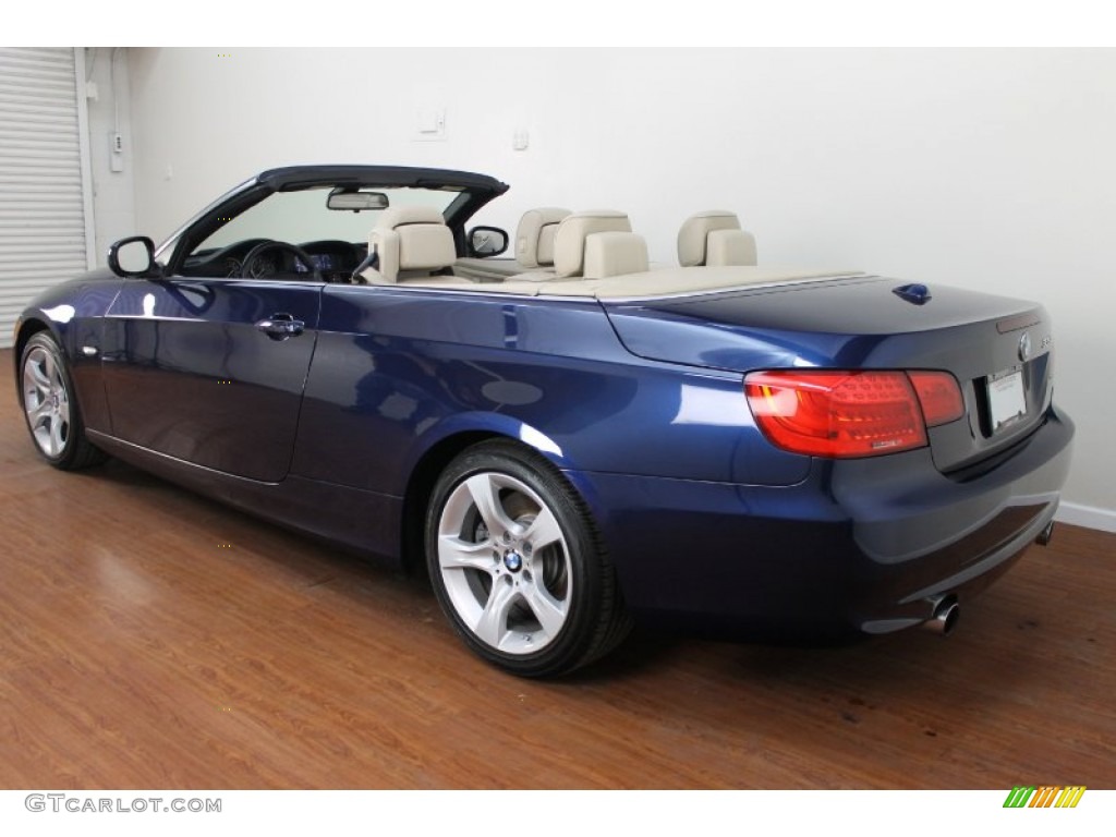2011 3 Series 335i Convertible - Deep Sea Blue Metallic / Cream Beige photo #5