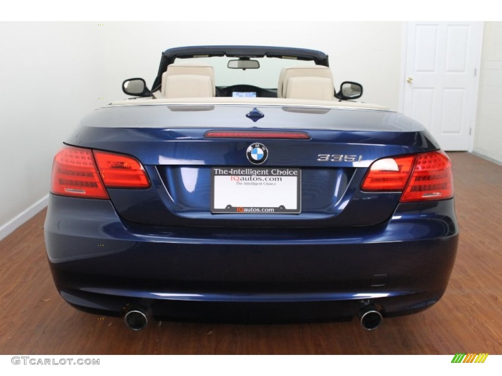 2011 3 Series 335i Convertible - Deep Sea Blue Metallic / Cream Beige photo #14