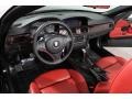 Coral Red/Black Dakota Leather Prime Interior Photo for 2010 BMW 3 Series #73919066