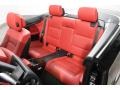 Coral Red/Black Dakota Leather Rear Seat Photo for 2010 BMW 3 Series #73919264