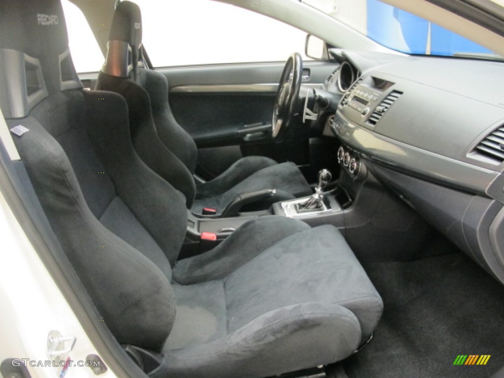 Black Interior 2010 Mitsubishi Lancer Sportback RALLIART AWD Photo #73920485