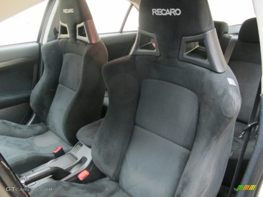 Black Interior 2010 Mitsubishi Lancer Sportback RALLIART AWD Photo #73920569