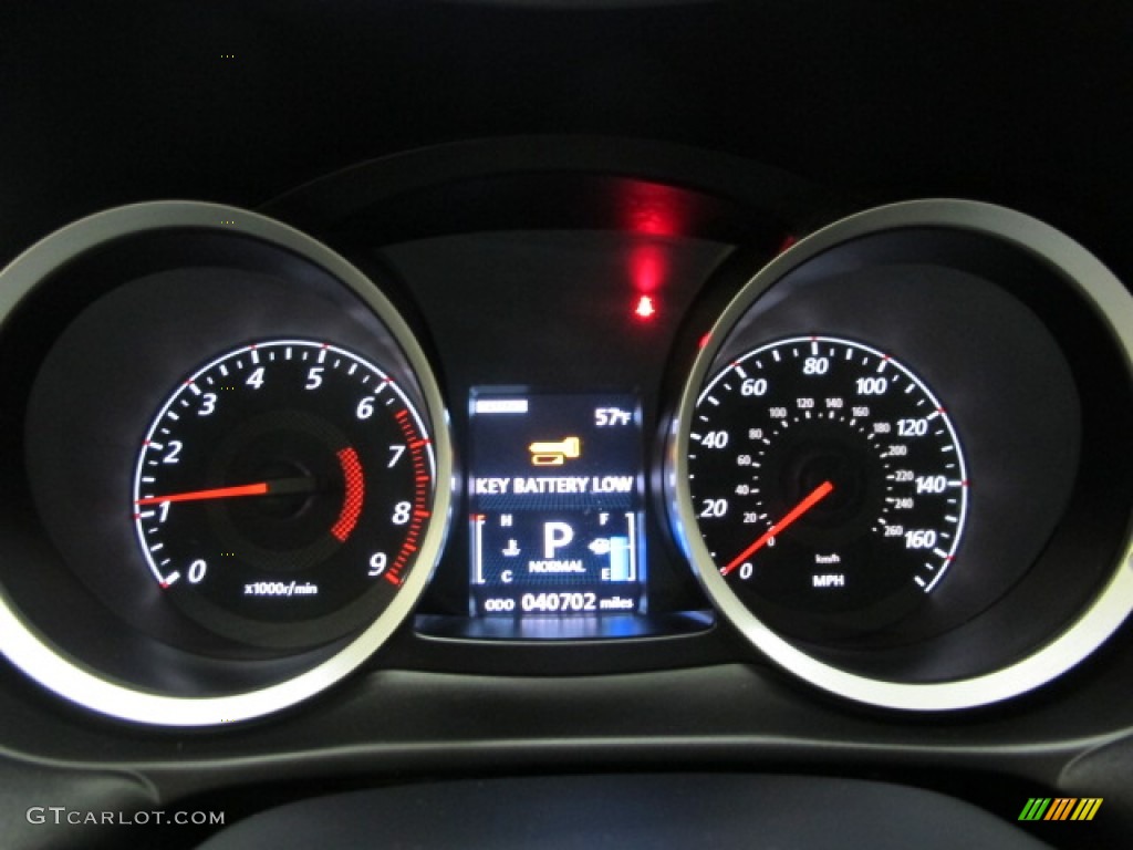2010 Mitsubishi Lancer Sportback RALLIART AWD Gauges Photo #73920614