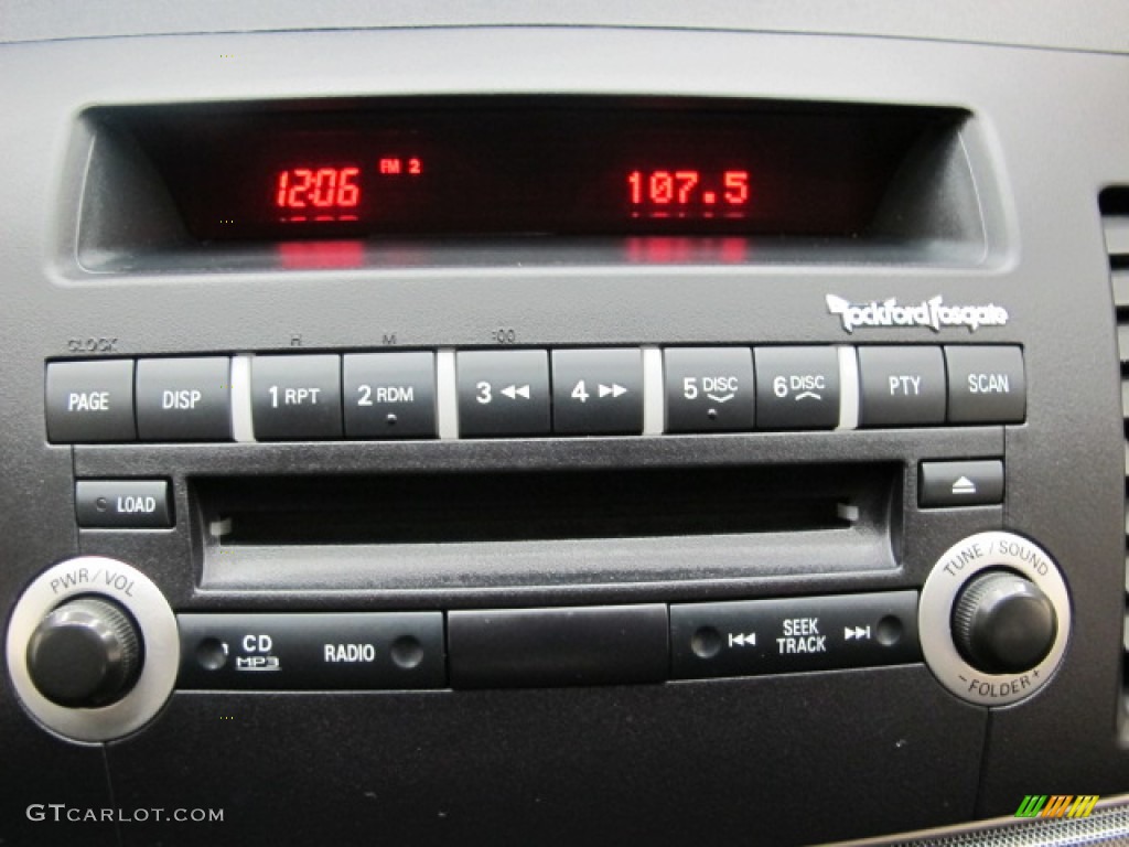 2010 Mitsubishi Lancer Sportback RALLIART AWD Audio System Photo #73920683