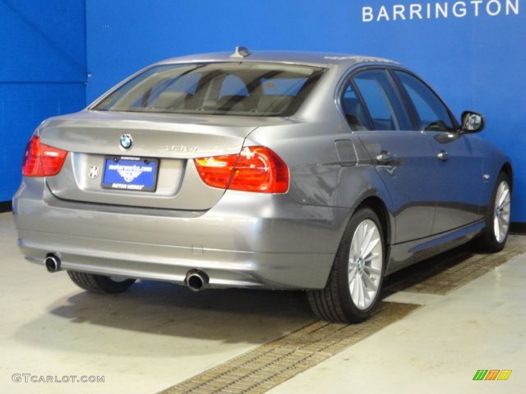 2011 3 Series 335i xDrive Sedan - Space Gray Metallic / Black photo #7