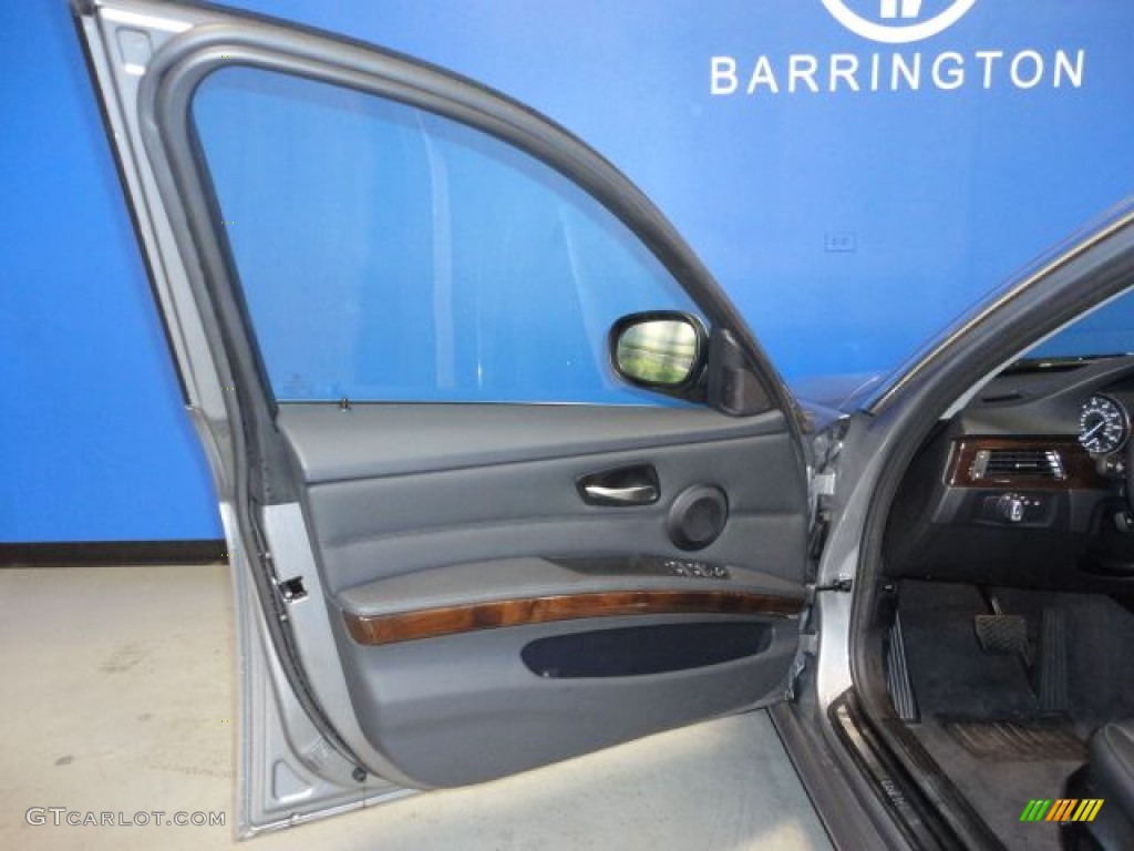 2011 3 Series 335i xDrive Sedan - Space Gray Metallic / Black photo #9