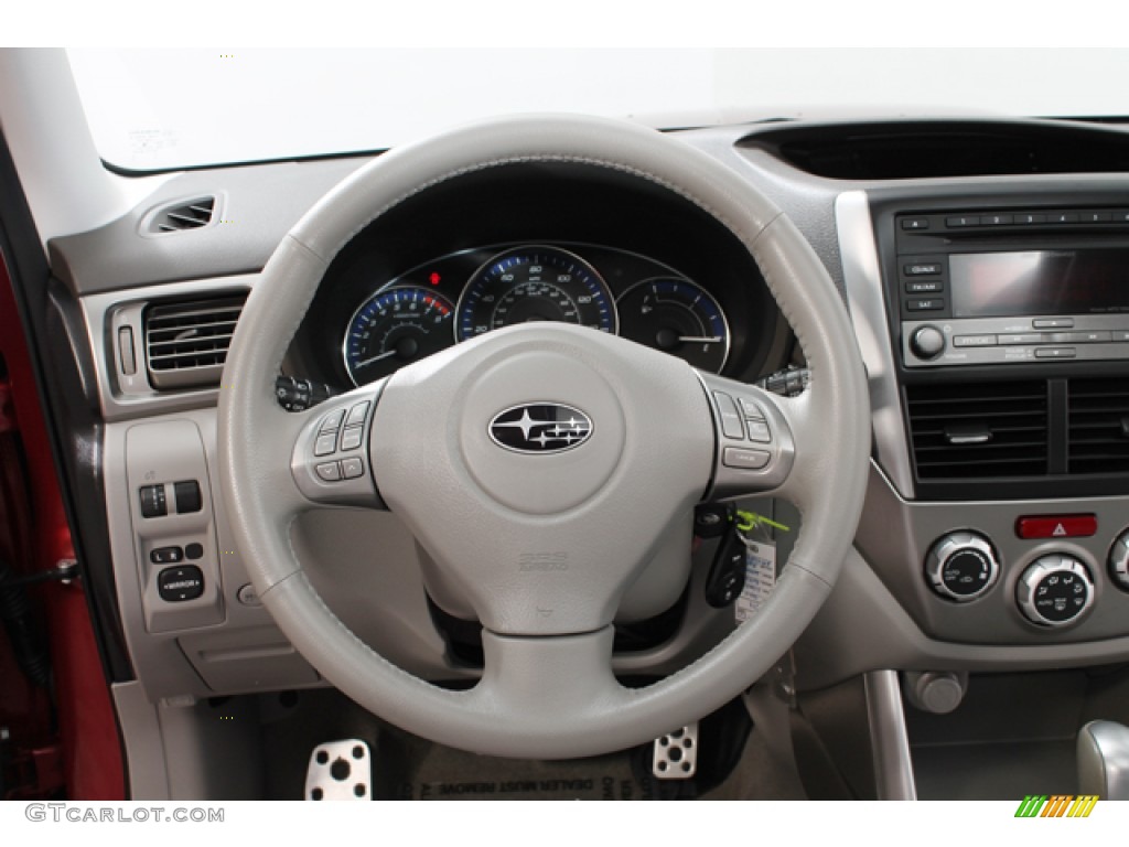 2010 Subaru Forester 2.5 XT Limited Platinum Steering Wheel Photo #73920980