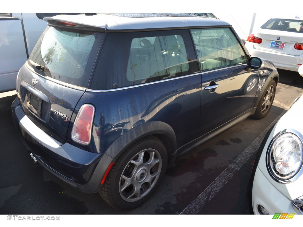 2006 Cooper S Hardtop - Space Blue Metallic / Panther Black photo #3